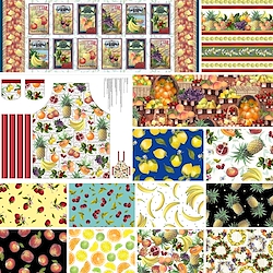 Blank Quilting Fruit for Though Full Collection - Digital